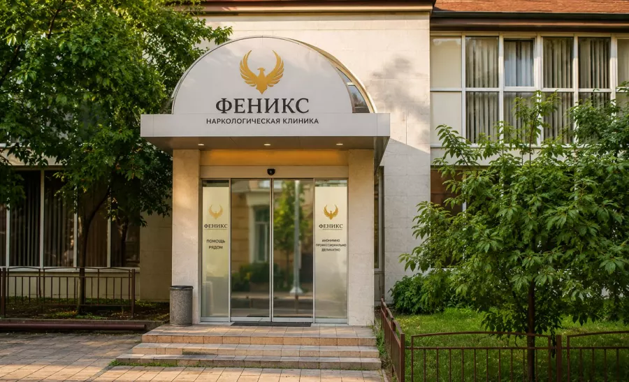 Вход в наркологическую клинику «Феникс» в Солигаличе
